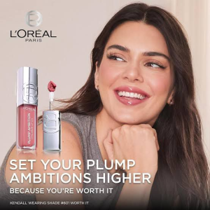 L'ORÉAL PARIS PARADISE PLUMP AMBITION ACEITE LABIAL CON HIALURÓN ACABADO BRILLANTE